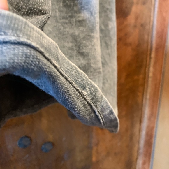 Jess & Jane gray dress cotton made in USA pockets size small artsy boho festival - Picture 14 of 16